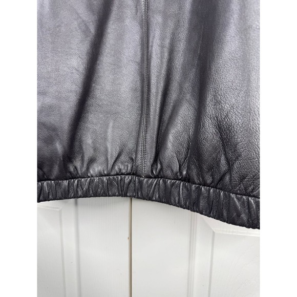 Men's Vintage Lord and Taylor Dark Brown Leather Jacket Size XL - Picture 10 of 10